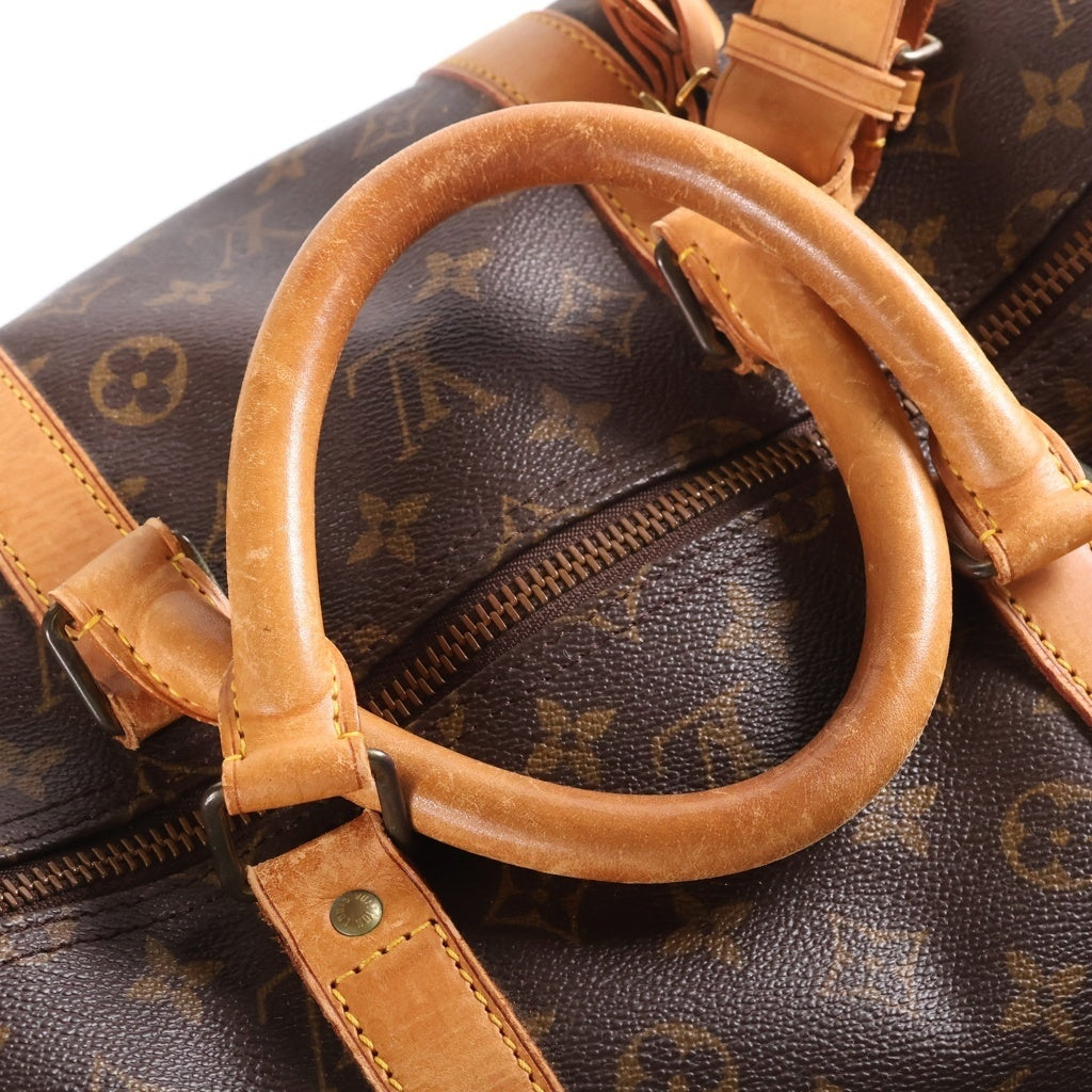 LOUIS VUITTON(ルイヴィトン) キーポル 55 ボストンバック モノグラム PVC レザー ブラウン M41424 レディース