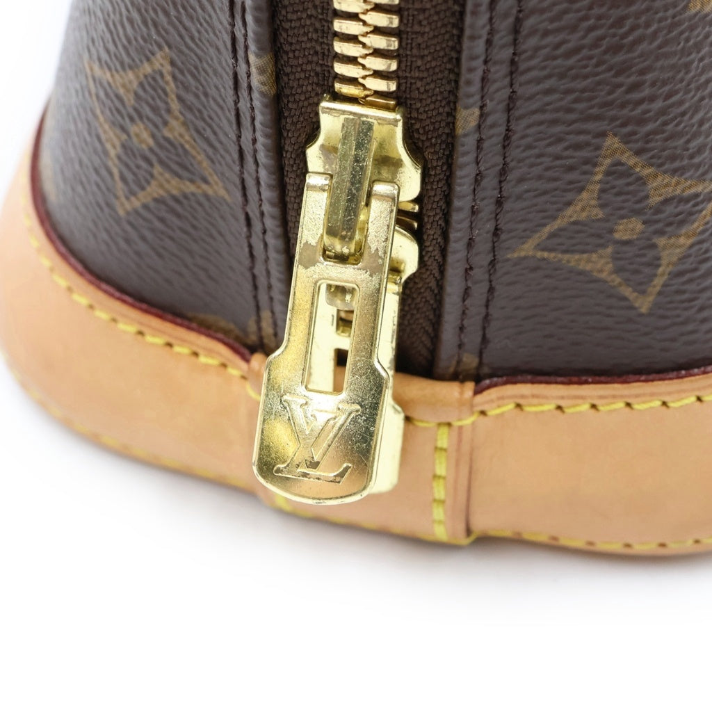 LOUIS VUITTON(ルイヴィトン) モノグラム アルマBB ハンドバッグ ショルダーバッグ ブラウン PVC×レザー M53152 レディース