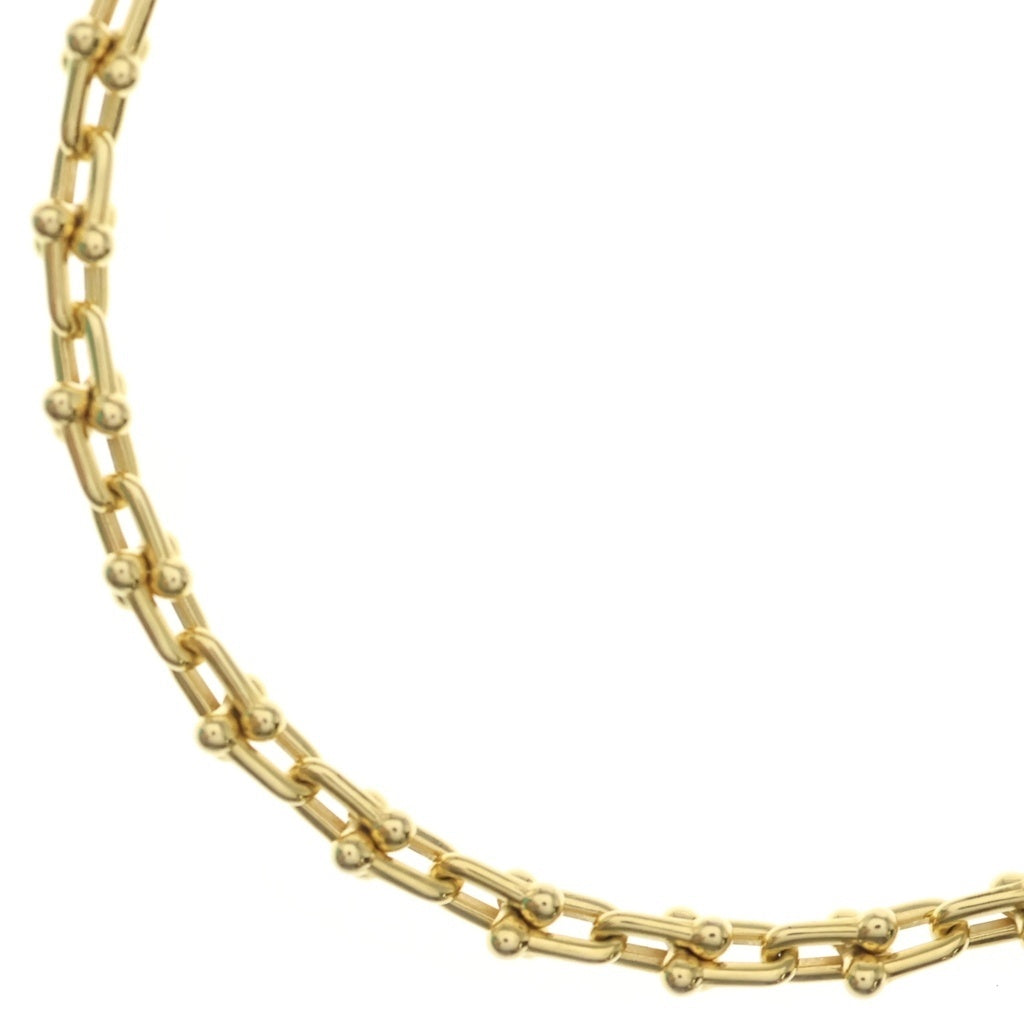 TIFFANY & Co.(ティファニー) ハードウェア マイクロリンク ネックレス Au750 K18 イエローゴールド レディース