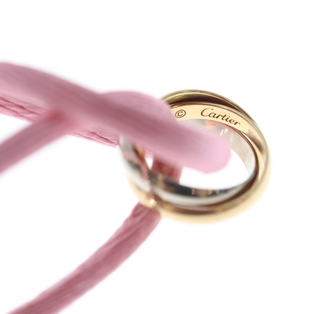 Cartier(カルティエ) ベビートリニティ コード ブレスレット ピンク イエローゴールド Au750YG レディース