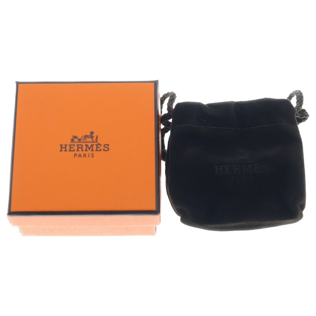 HERMES(エルメス) フィデリオヴィラージュ ピアス ピンク×ブラウン レディース