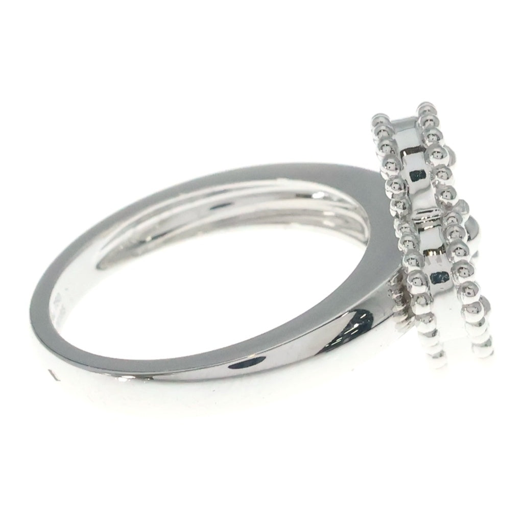 Van Cleef & Arpels(ヴァンクリーフアンドアーペル) ヴィンテージアルハンブラ ギョーシェ リング ホワイトゴールド Au750WG #53 VCARP9XI