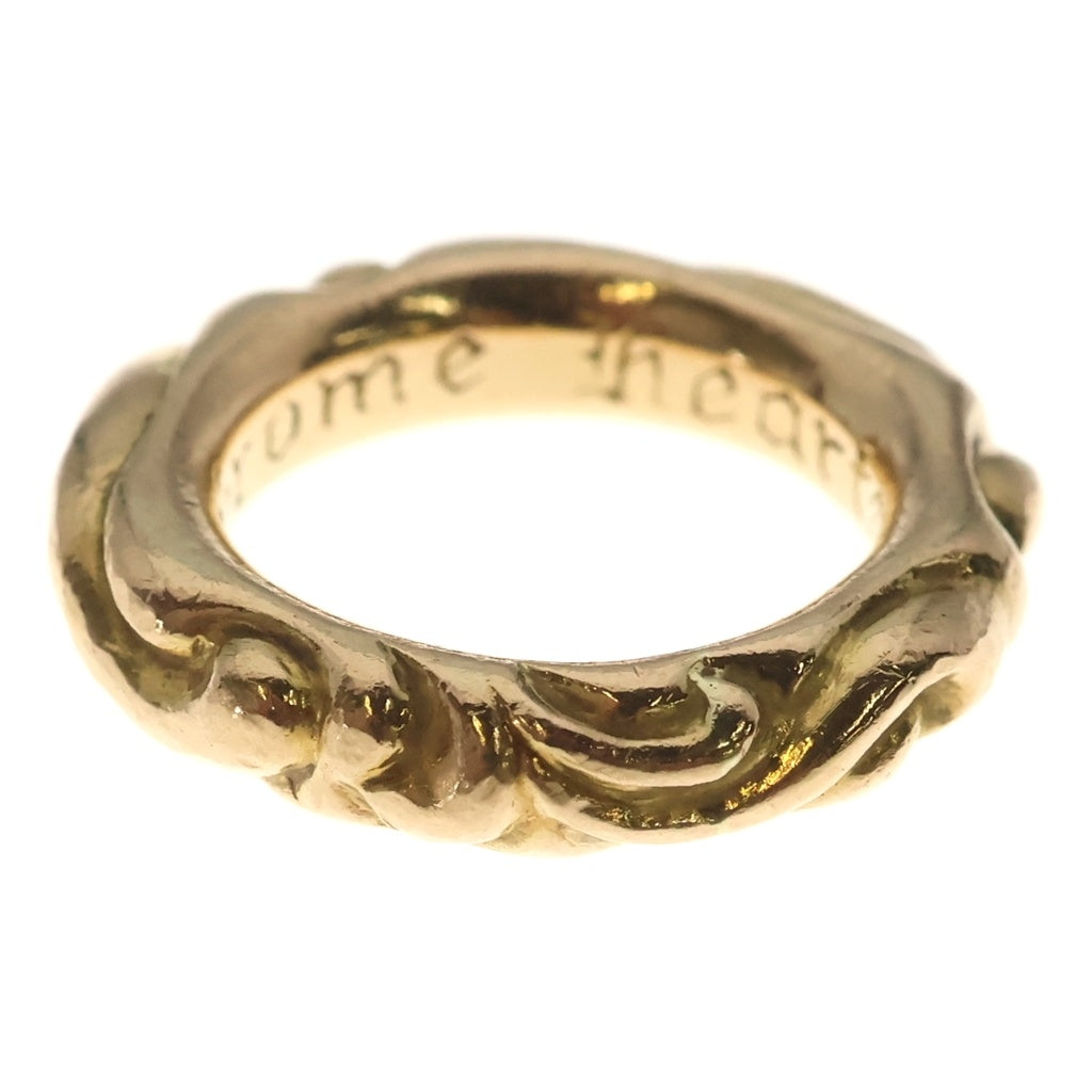 CHROME HEARTS(クロムハーツ) 22K SCRL BAND スクロールバンド リング ゴールド BCA416