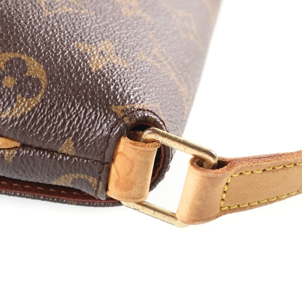 LOUIS VUITTON(ルイヴィトン) モノグラム ミュゼットタンゴ ショルダーバッグ ブラウン レザー×PVC M51388 ゴールド金具