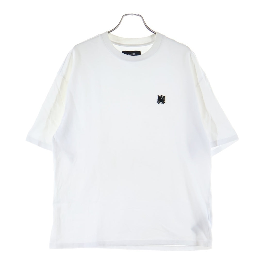 AMIRI(アミリ) MA SKATER TEE ロゴエンブロイダリー 半袖Tシャツ カットソー ホワイト SRAMJYTE1233SMRBC00
