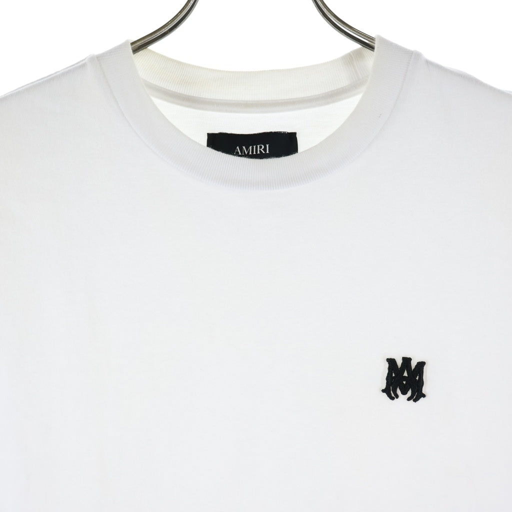 AMIRI(アミリ) MA SKATER TEE ロゴエンブロイダリー 半袖Tシャツ カットソー ホワイト SRAMJYTE1233SMRBC00