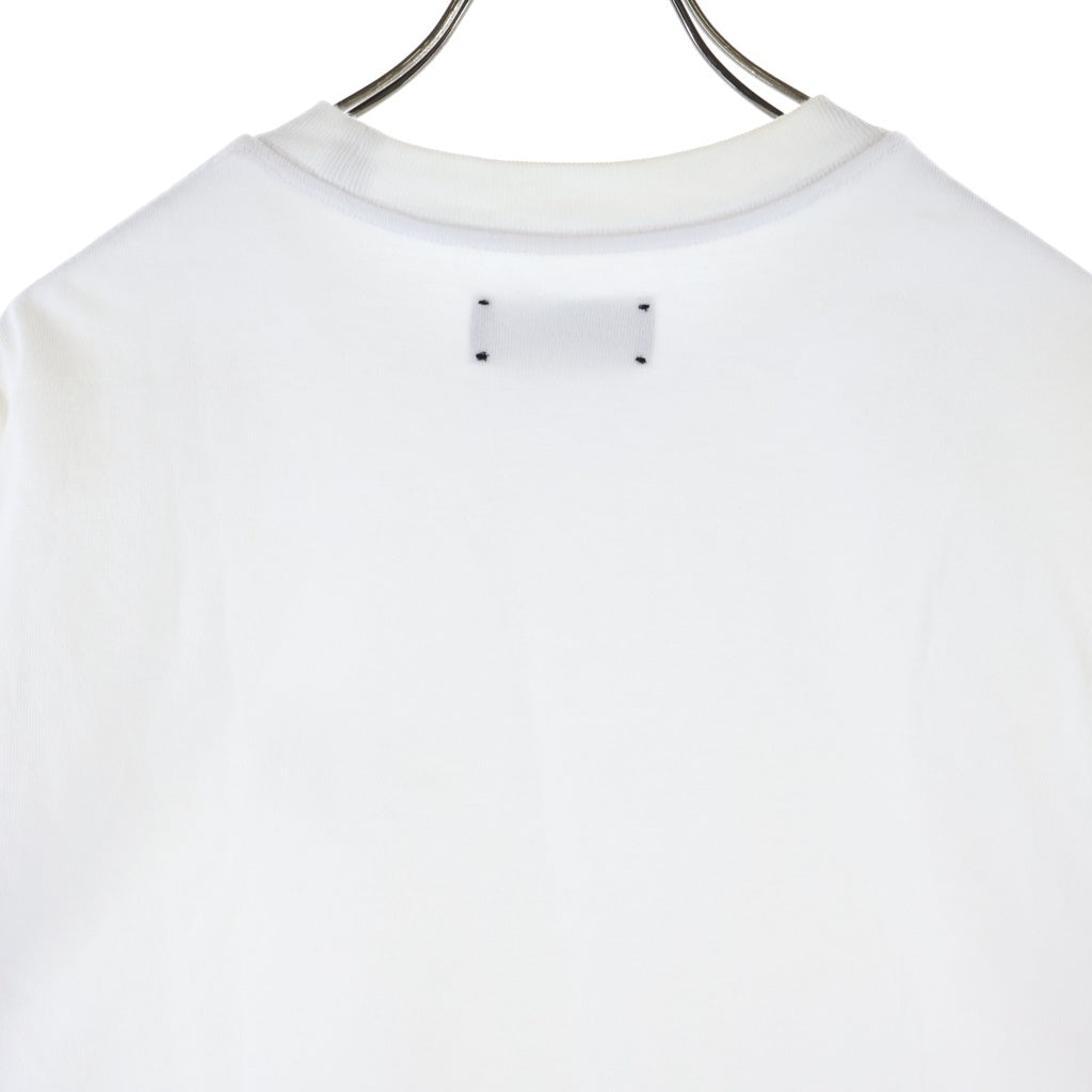 AMIRI(アミリ) MA SKATER TEE ロゴエンブロイダリー 半袖Tシャツ カットソー ホワイト SRAMJYTE1233SMRBC00