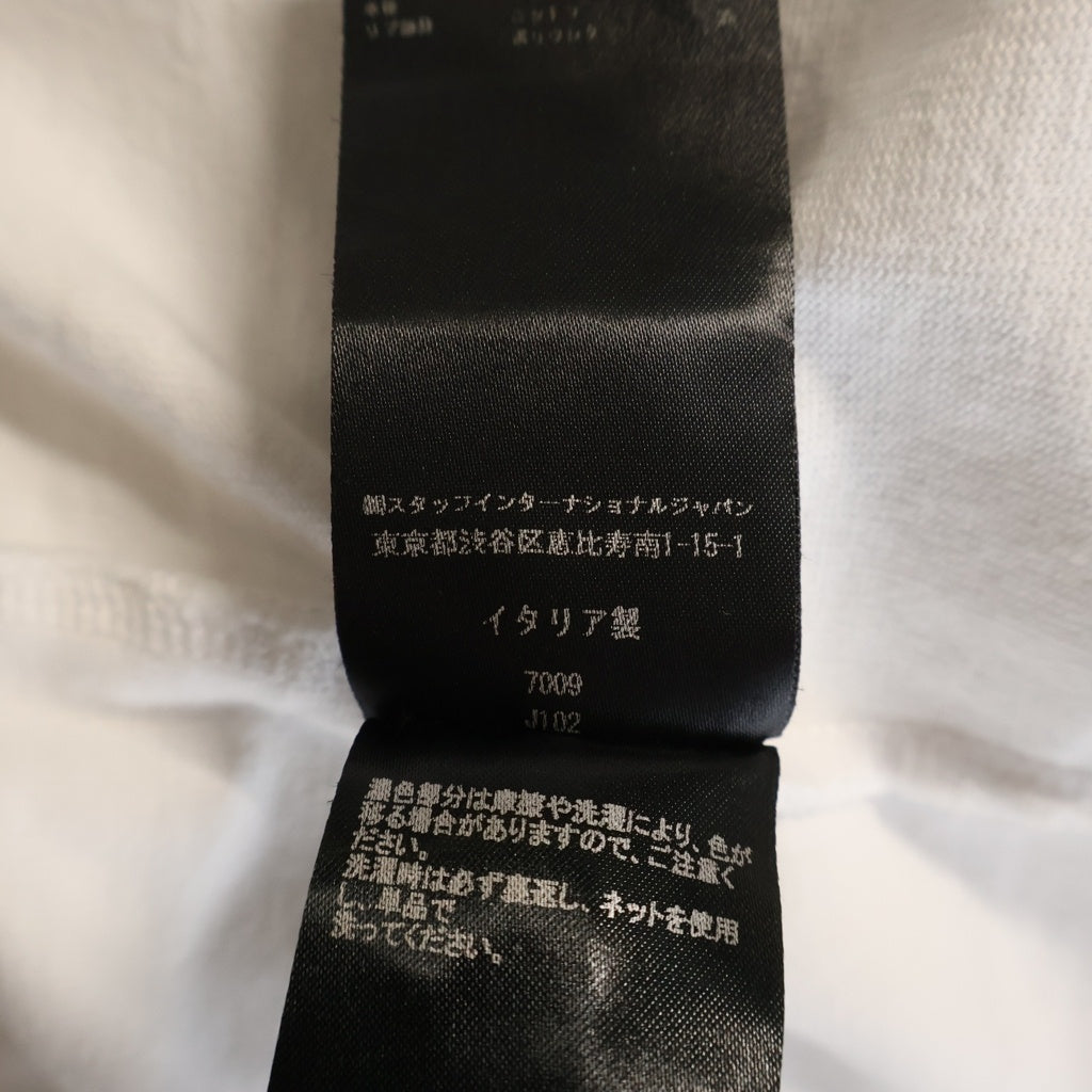 AMIRI(アミリ) MA SKATER TEE ロゴエンブロイダリー 半袖Tシャツ カットソー ホワイト SRAMJYTE1233SMRBC00