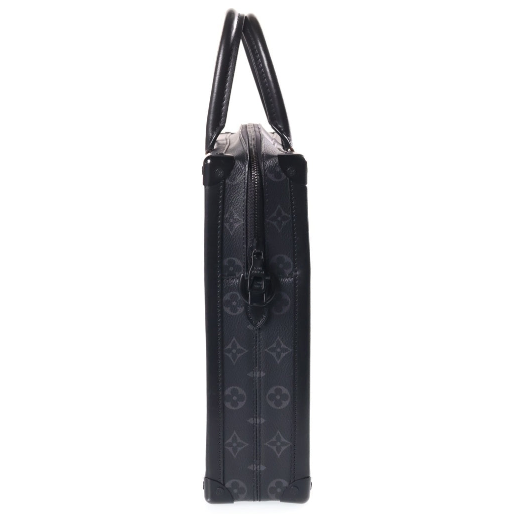 LOUIS VUITTON(ルイヴィトン) モノグラムエクリプス ソフトトランク ブリーフケース ハンドバッグ ショルダーバッグ 2WAY ブラック PVC×レザー M44952