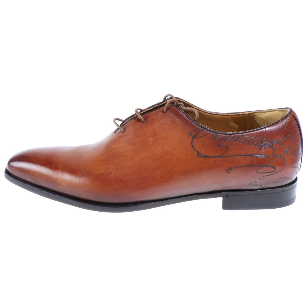 Berluti(ベルルッティ) アレッサンドロ カリグラフィ オックスフォード ドレスシューズ 革靴 レザー ブラウン