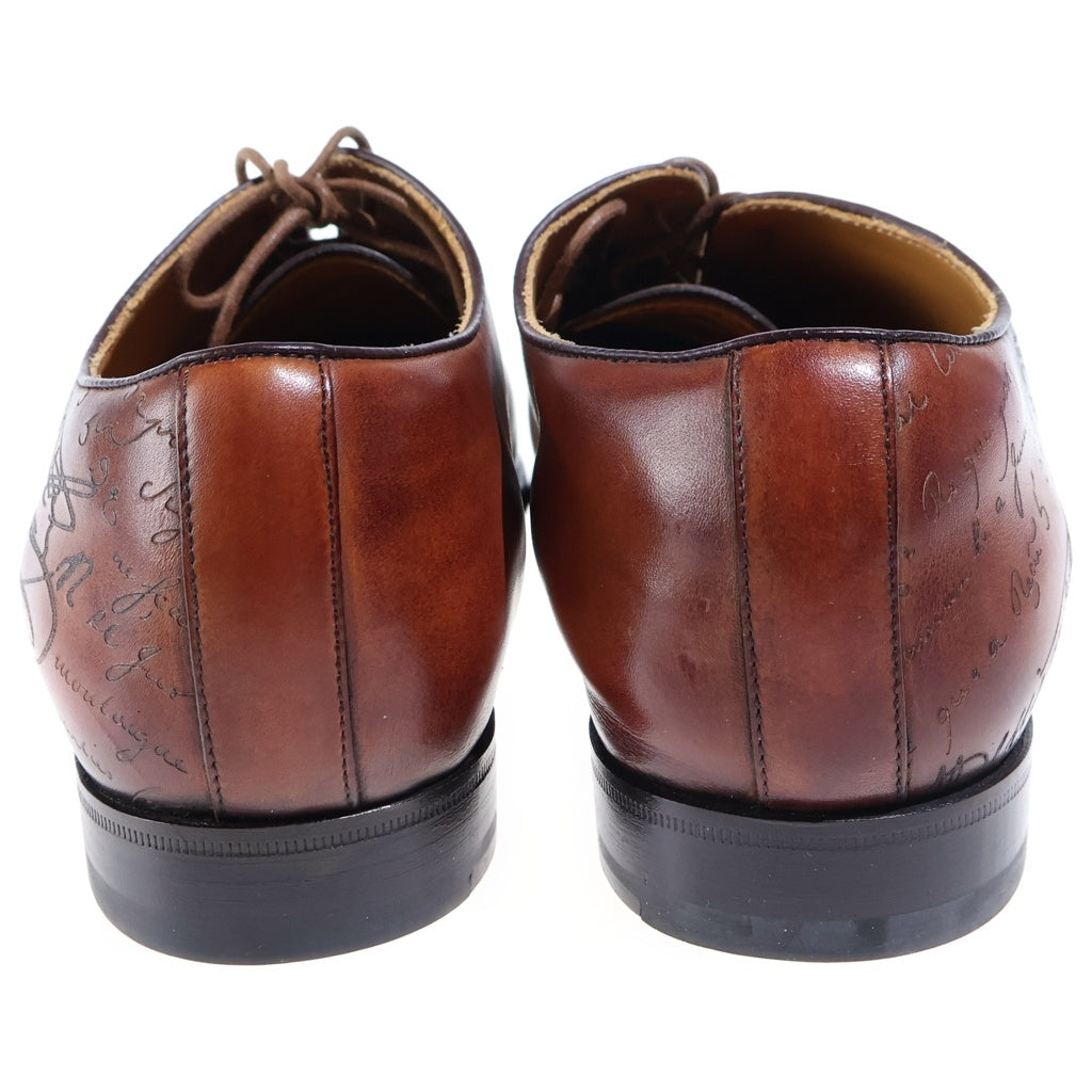 Berluti(ベルルッティ) アレッサンドロ カリグラフィ オックスフォード ドレスシューズ 革靴 レザー ブラウン