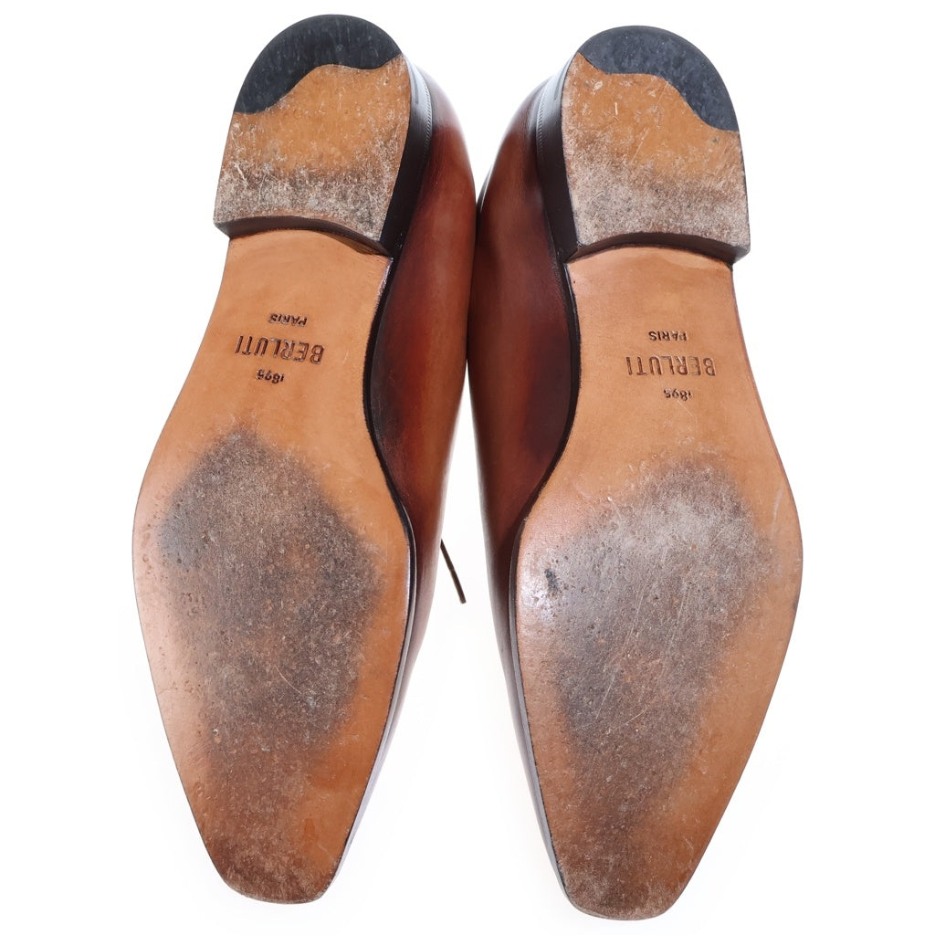 Berluti(ベルルッティ) アレッサンドロ カリグラフィ オックスフォード ドレスシューズ 革靴 レザー ブラウン