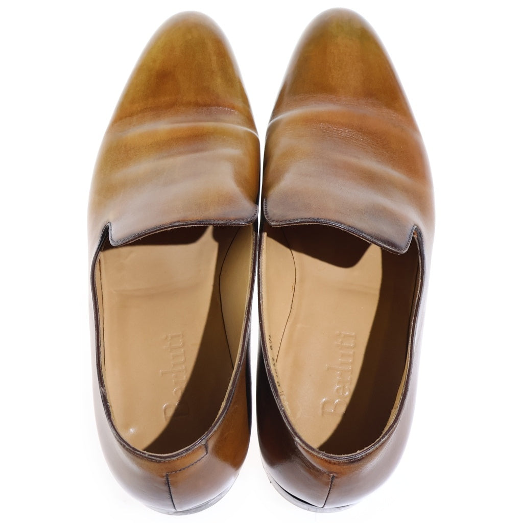 Berluti(ベルルッティ) ガレ ドレスシューズ レザー パティーヌ 革靴 ウッドソール ブラウン