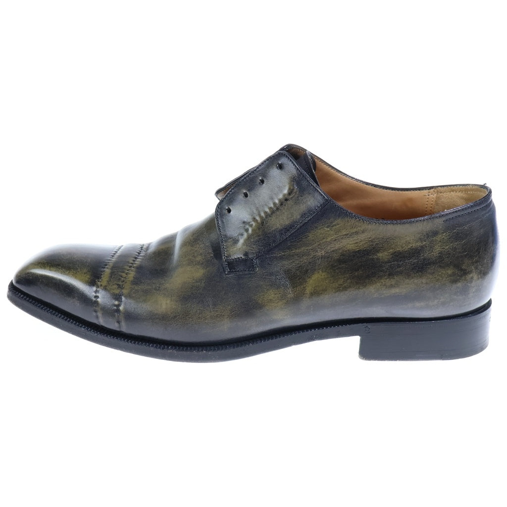 Berluti(ベルルッティ) パティーヌ ガレ ガスパー オックスフォード ドレスシューズ 革靴 グリーン系 0853