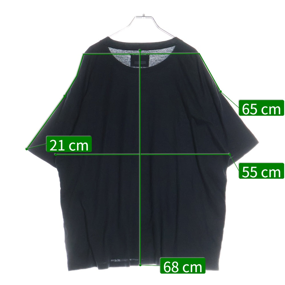 Stein(シュタイン) 22SS PRINT TEE プリントTシャツ 半袖クルーネックカットソー ST.390-1 ブラック
