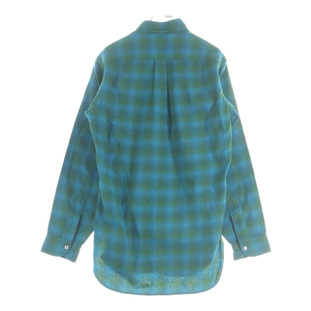 PENDLETON(ペンドルトン) 50S VINTAGE CHECK WOOL L/S SHIRT オンブレチェック ウール 長袖シャツ グリーン/ブルー