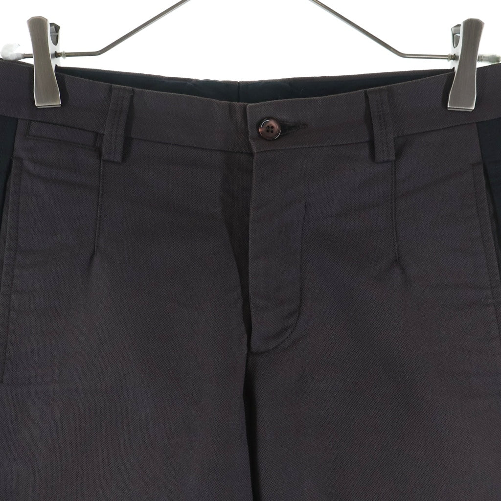 DOLCE & GABBANA(ドルチェアンドガッバーナ) Side Line Pants サイドライン コットンパンツ ブラウン G6CGMT FUM2W
