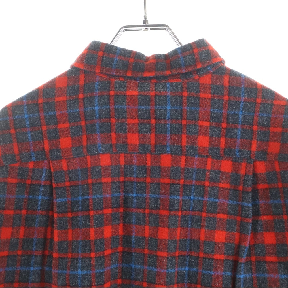 PENDLETON(ペンドルトン) 50S VINTAGE CHECK L/S SHIRT オンブレ チェック シャツ 長袖シャツ レッド/ブラック/ブルー