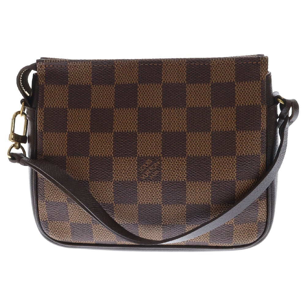 LOUIS VUITTON(ルイヴィトン) ダミエ トゥルースメイクアップ N51982 ポーチ ケース ブラウン ゴールド金具