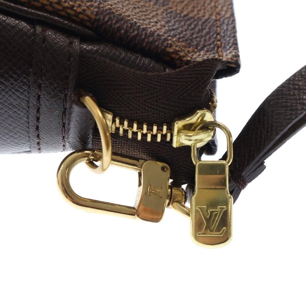 LOUIS VUITTON(ルイヴィトン) ダミエ トゥルースメイクアップ N51982 ポーチ ケース ブラウン ゴールド金具