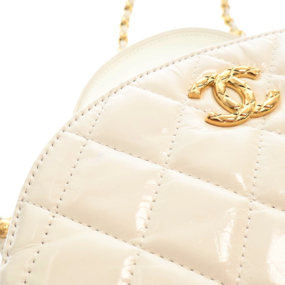 CHANEL(シャネル) ミニマトラッセ ココマーク 2WAYチェーンショルダーバッグ ハンドバッグ ホワイト