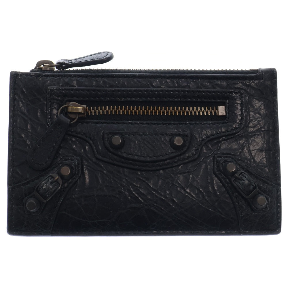 BALENCIAGA(バレンシアガ) Le City Long ル シティ ロング コインケース 名刺入れ カードケース ブラック レザー 810607