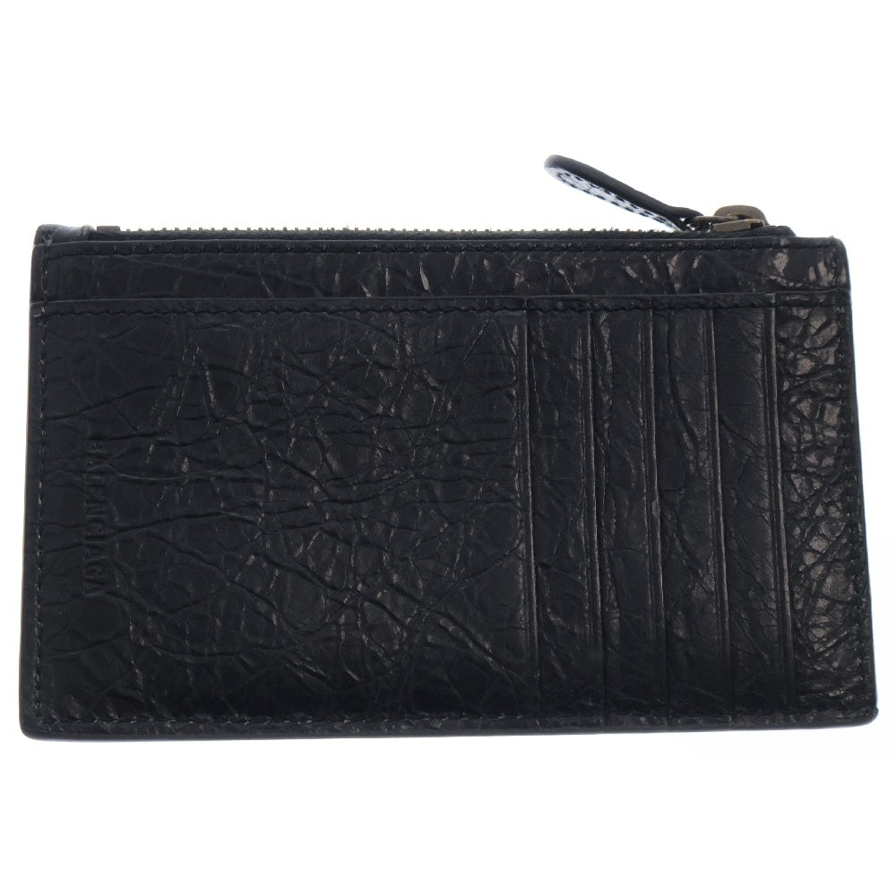 BALENCIAGA(バレンシアガ) Le City Long ル シティ ロング コインケース 名刺入れ カードケース ブラック レザー 810607