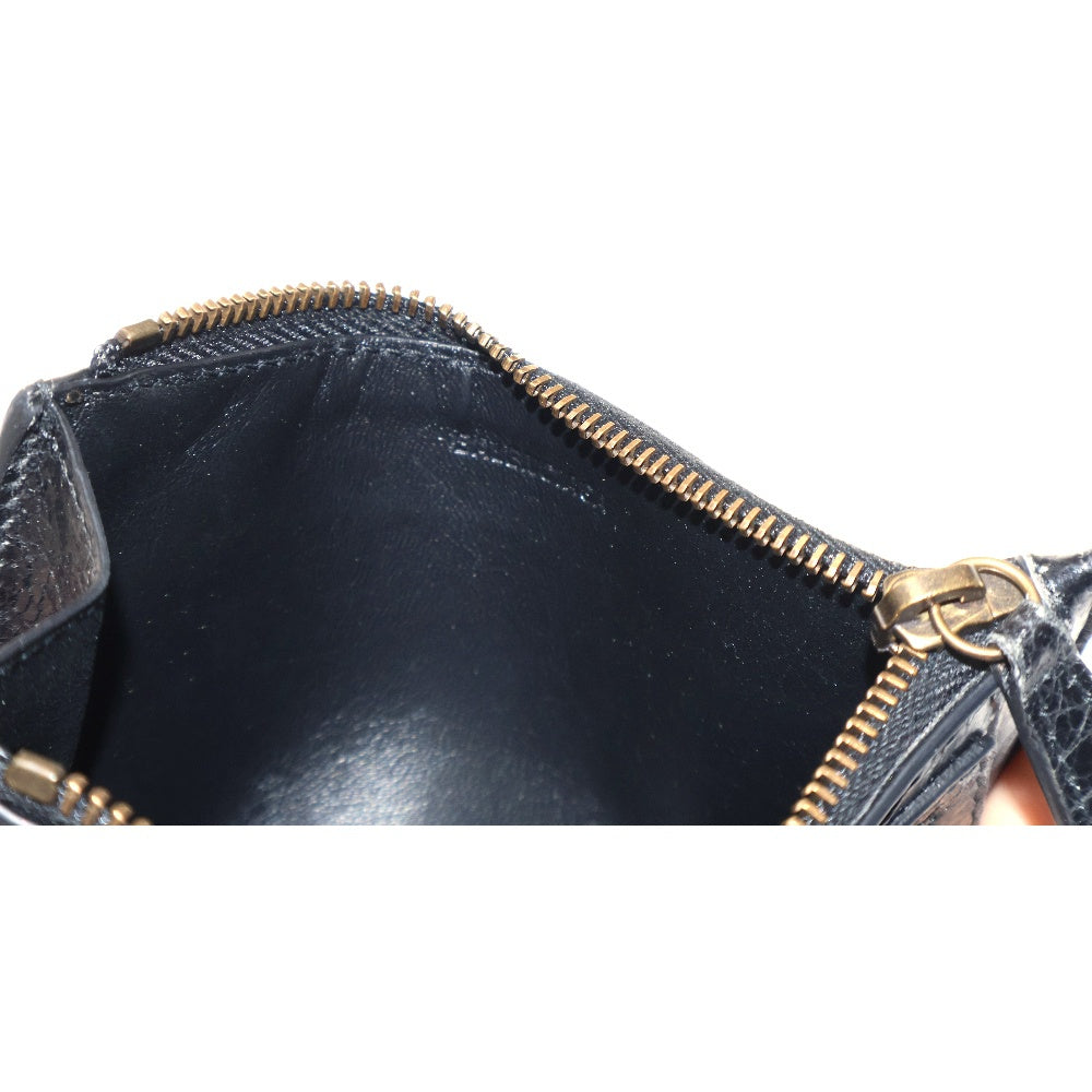 BALENCIAGA(バレンシアガ) Le City Long ル シティ ロング コインケース 名刺入れ カードケース ブラック レザー 810607