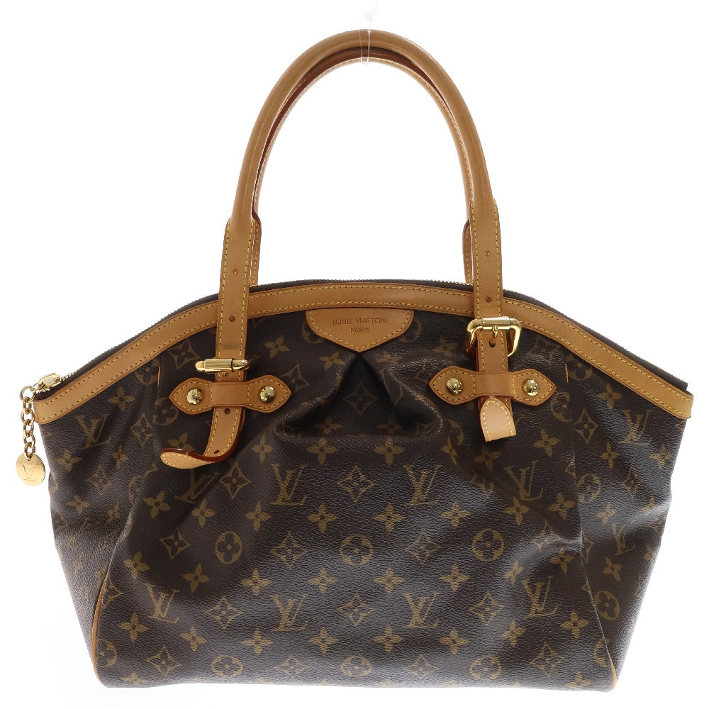 LOUIS VUITTON(ルイヴィトン) モノグラム ティボリGM ハンドバッグ トートバッグ ブラウン レザー×PVC M40144