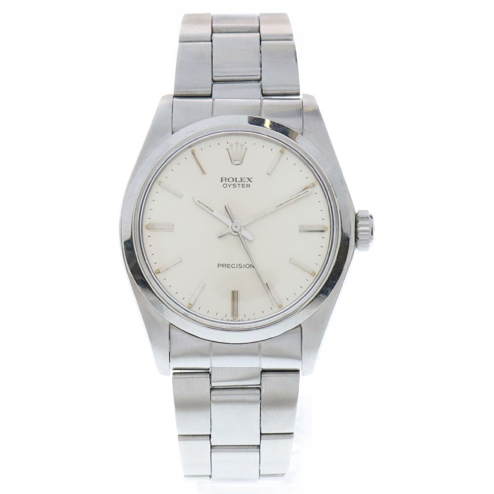 ROLEX(ロレックス) 6426 プレシジョン シルバー文字盤 SS/手巻き ステンレス ヴィンテージ 腕時計
