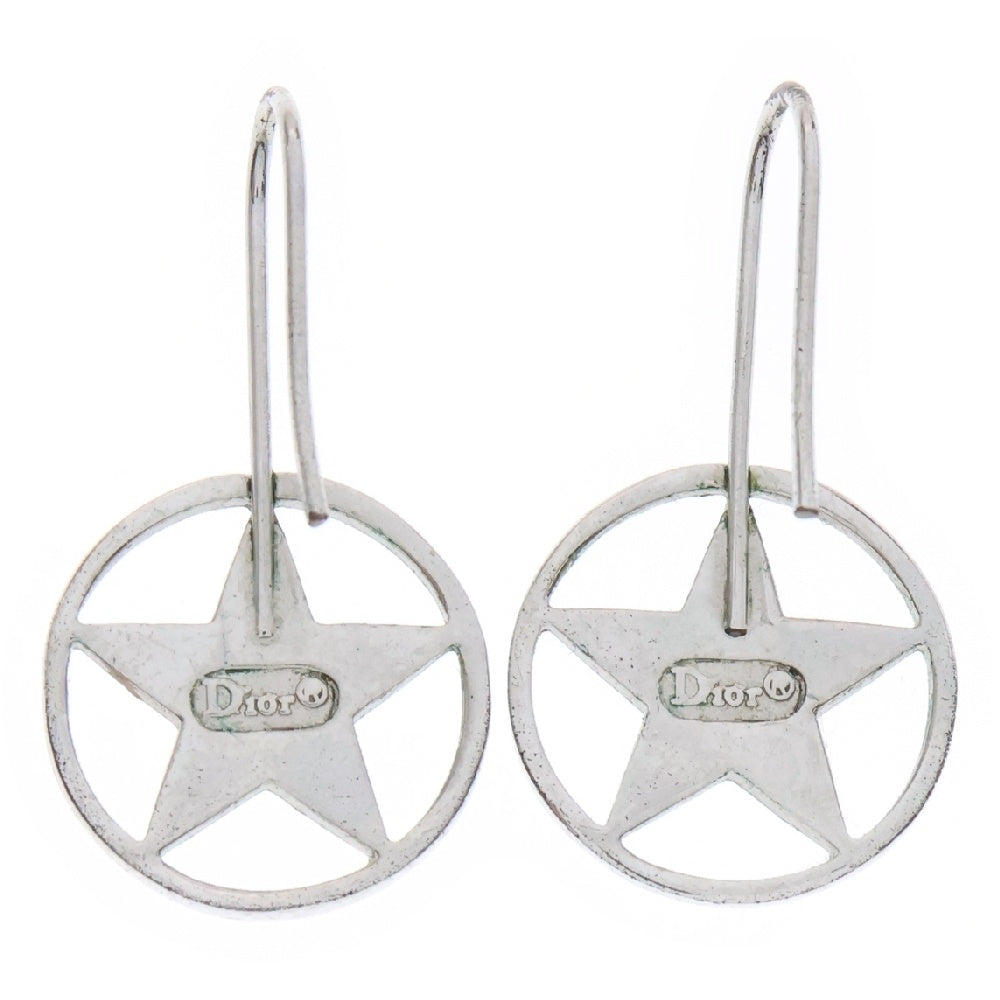 DIOR(ディオール) ロゴ スター サークル ピアス メタル シルバー アクセサリー