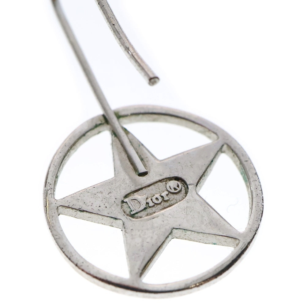 DIOR(ディオール) ロゴ スター サークル ピアス メタル シルバー アクセサリー