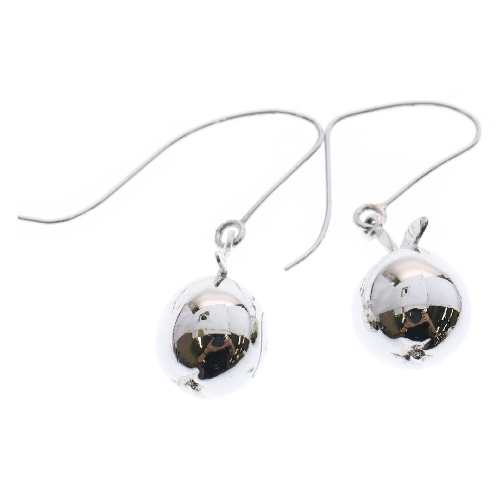 DIOR(ディオール) リンゴ ラインストーン ピアス メタル シルバー アクセサリー