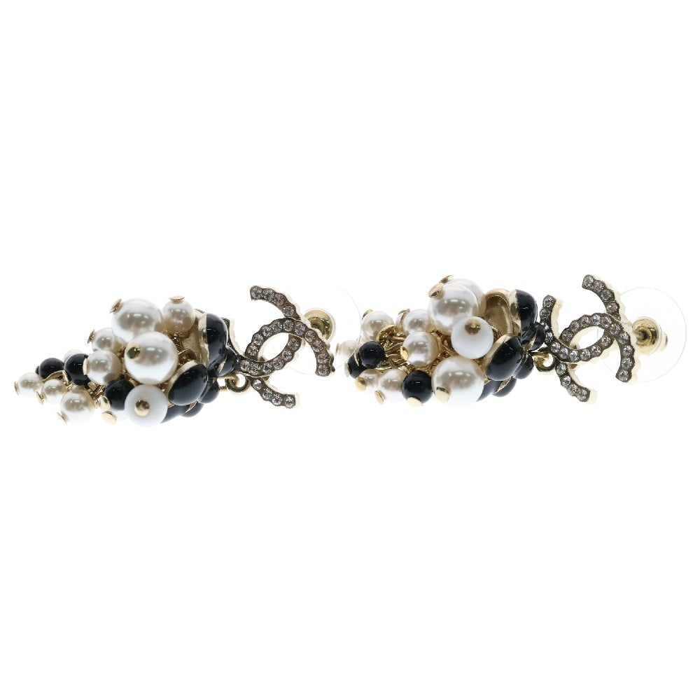 CHANEL(シャネル) A21C ココマーク パール ラインストーン ピアス スイング A21C