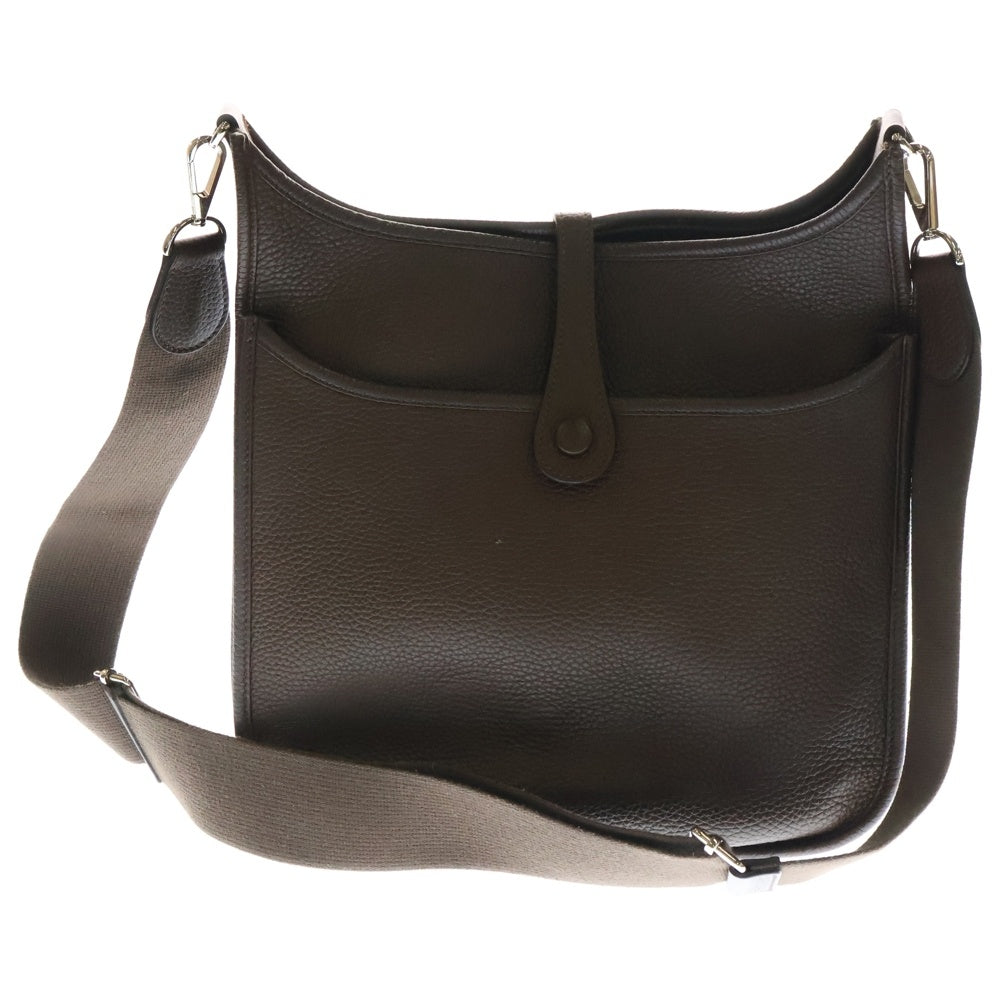 HERMES(エルメス) エヴリン3 PM トロワ トリヨンクレマンス ブラウン ショルダーバッグ シルバー金具 □P刻印