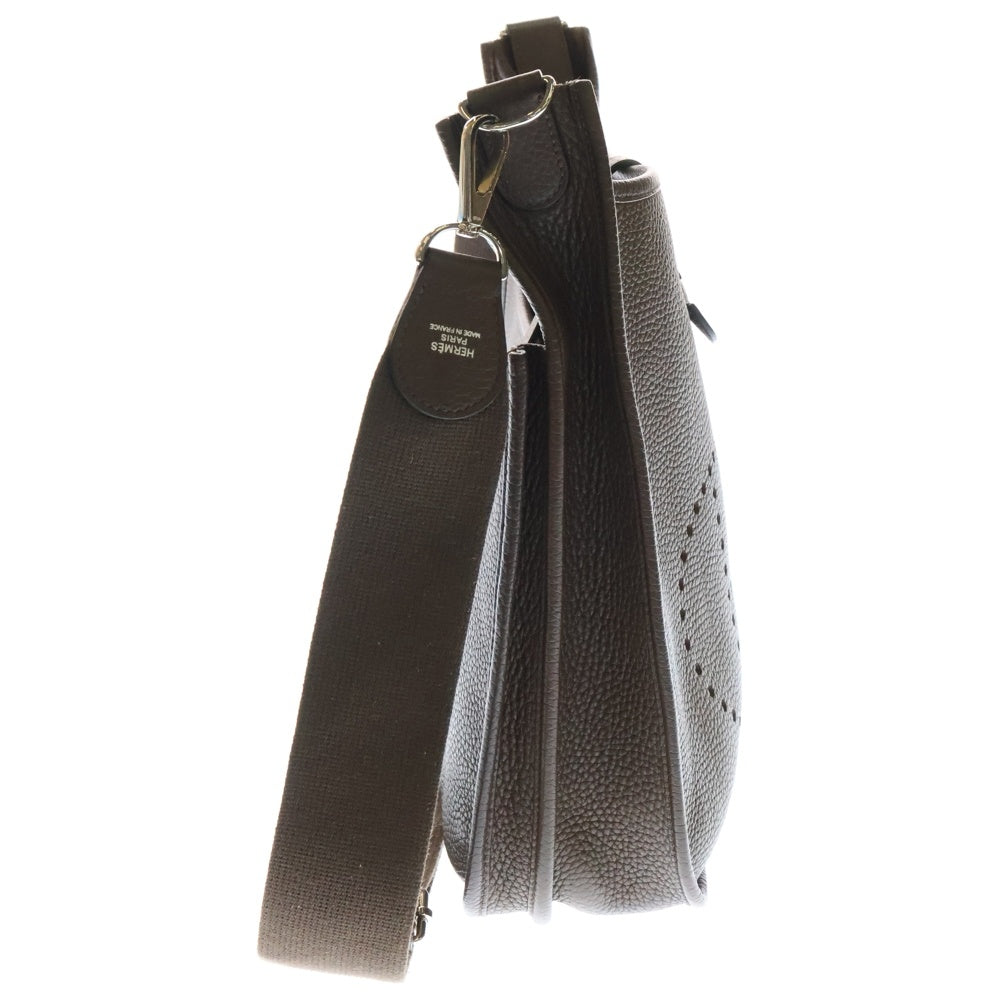 HERMES(エルメス) エヴリン3 PM トロワ トリヨンクレマンス ブラウン ショルダーバッグ シルバー金具 □P刻印