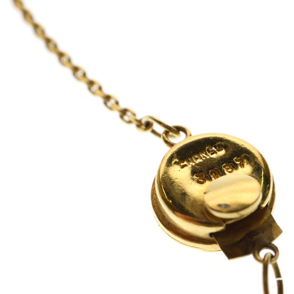 CHANEL(シャネル) ココマーク カラーストーン マルチカラー ネックレス ゴールド GP アクセサリー ヴィンテージ