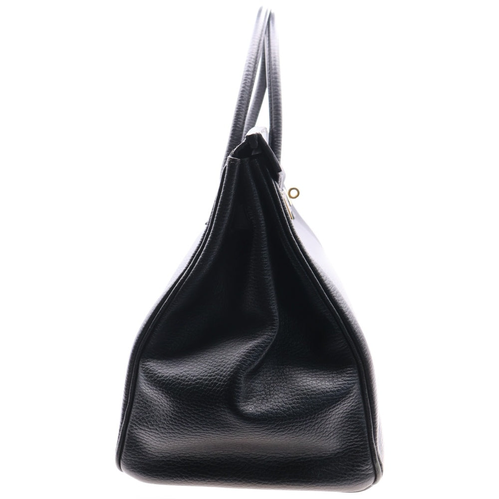 HERMES(エルメス) バーキン35 ブラック アルデンヌ ゴールド金具 □E刻印 ハンドバッグ