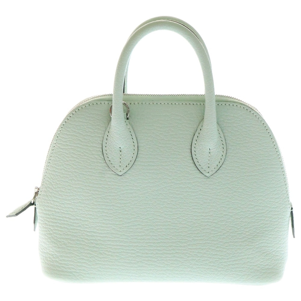 HERMES(エルメス) ボリード1923 ミニ ペパーミント シェーブル シルバー金具 K刻印 2WAY ショルダーバッグ ハンドバッグ