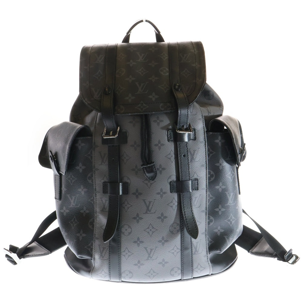 LOUIS VUITTON(ルイヴィトン) モノグラム エクリプス クリストファーPM バックパック リュック ブラック PVCレザー RFID M46331