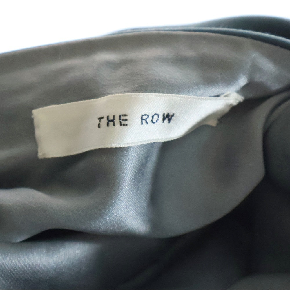 THE ROW(ザロウ) Ascot アスコット ハンドバッグ グリーン シルク