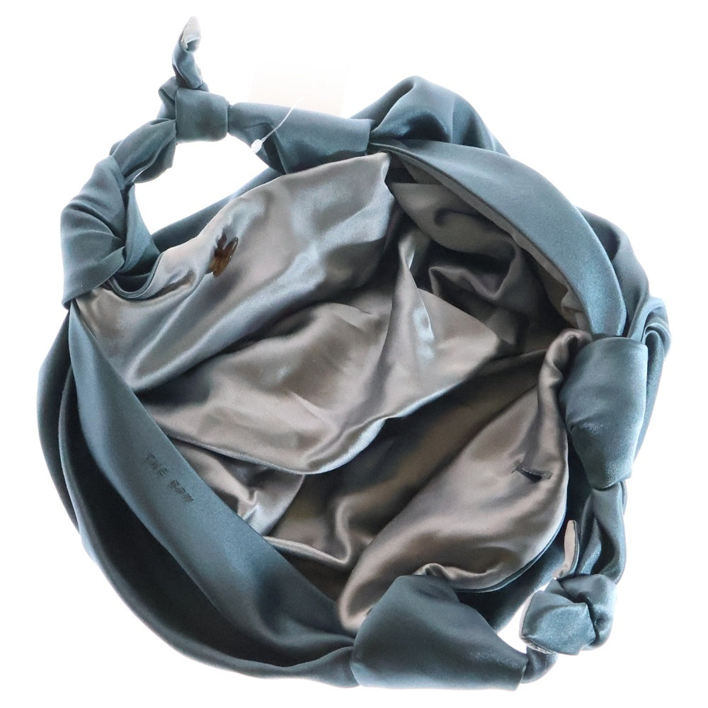 THE ROW(ザロウ) Ascot アスコット ハンドバッグ グリーン シルク