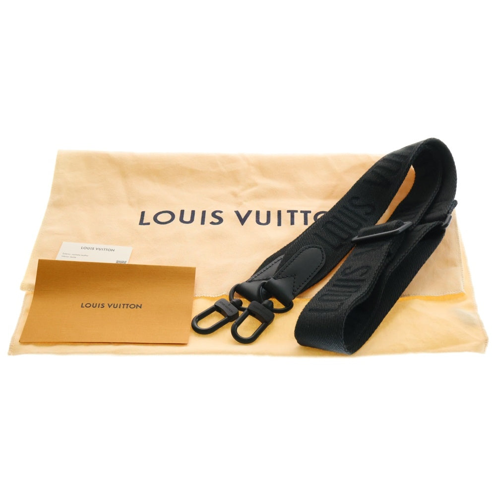 LOUIS VUITTON(ルイヴィトン) モノグラムトリヨン キーポルバンドリエール25 ブラック レザー 2WAY ショルダーバッグ ハンドバッグ M20900 ICタイプ