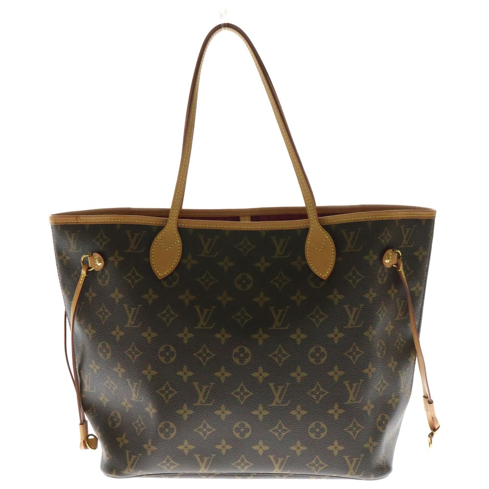 LOUIS VUITTON(ルイヴィトン) ネヴァーフルMM モノグラム PVC レザー ハンド トートバッグ ゴールド金具 ブラウン M41178