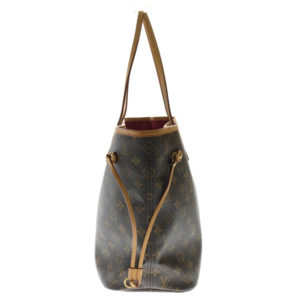 LOUIS VUITTON(ルイヴィトン) ネヴァーフルMM モノグラム PVC レザー ハンド トートバッグ ゴールド金具 ブラウン M41178