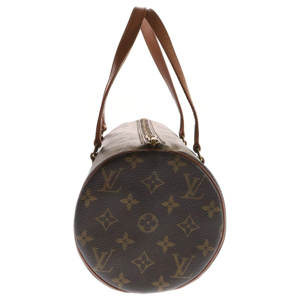 LOUIS VUITTON(ルイヴィトン) モノグラム パピヨン30 ハンドバッグ ミニバッグ ブラウン ゴールド金具 レザー×PVC M51365