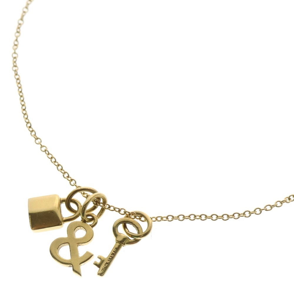 TIFFANY&Co(ティファニー) ラブロック&キー ネックレス Au750YG ゴールド
