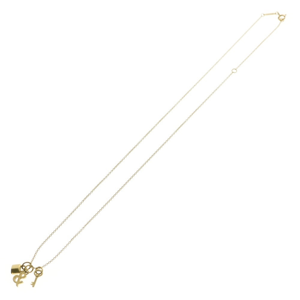TIFFANY&Co(ティファニー) ラブロック&キー ネックレス Au750YG ゴールド