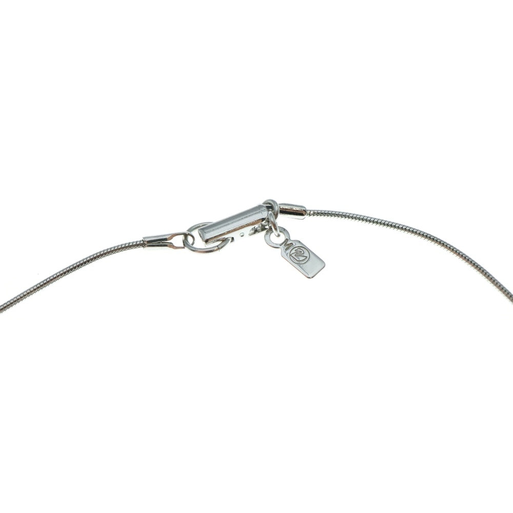 SWAROVSKI(スワロフスキー) ハートモチーフ ラインストーン パヴェクリスタル チェーンネックレス シルバー レディース