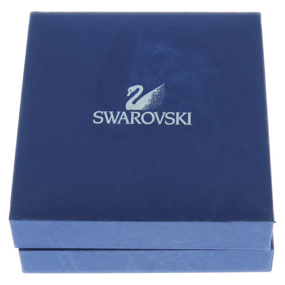 SWAROVSKI(スワロフスキー) ファセットカット クリスタル ラインストーン パヴェ チェーンネックレス ゴールド レディース